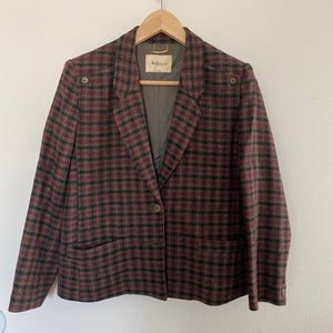 Plaid Blazer